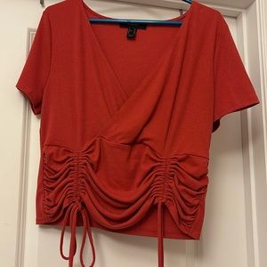 FOREVER 21+ Synch V - Neck Going out top